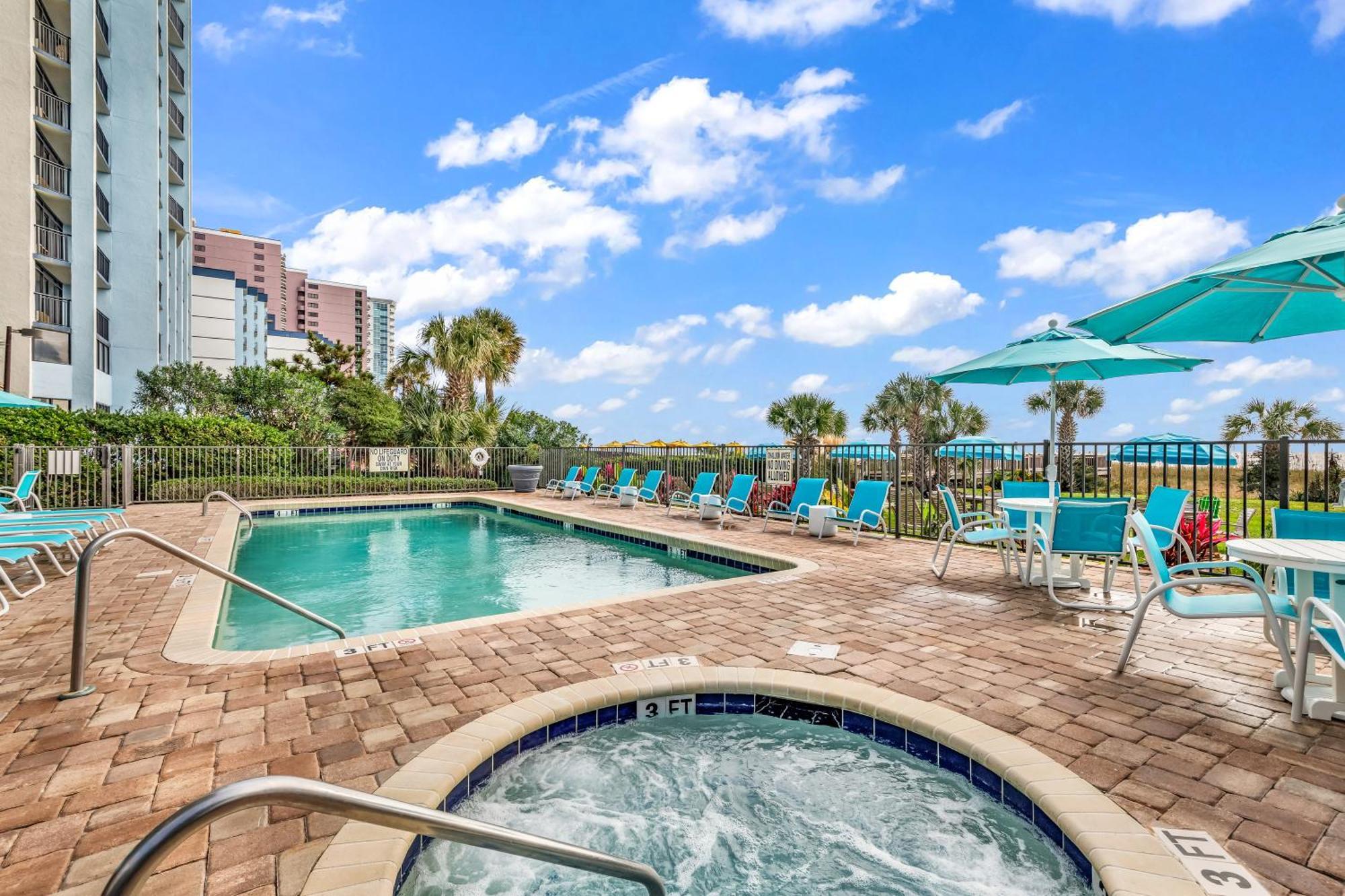 Ocean View Double Suite! Sleeps 4 Meridian Plaza 705 Myrtle Beach Ngoại thất bức ảnh