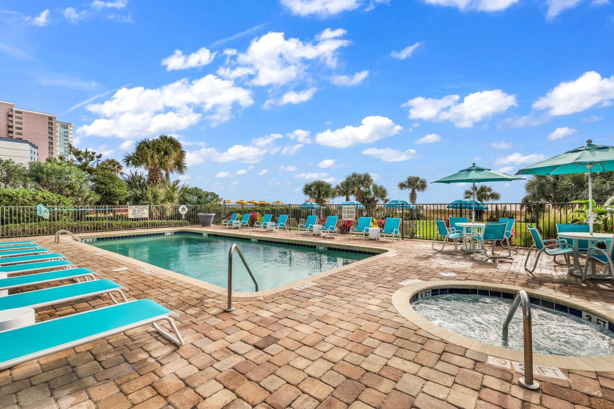 Ocean View Double Suite! Sleeps 4 Meridian Plaza 705 Myrtle Beach Ngoại thất bức ảnh