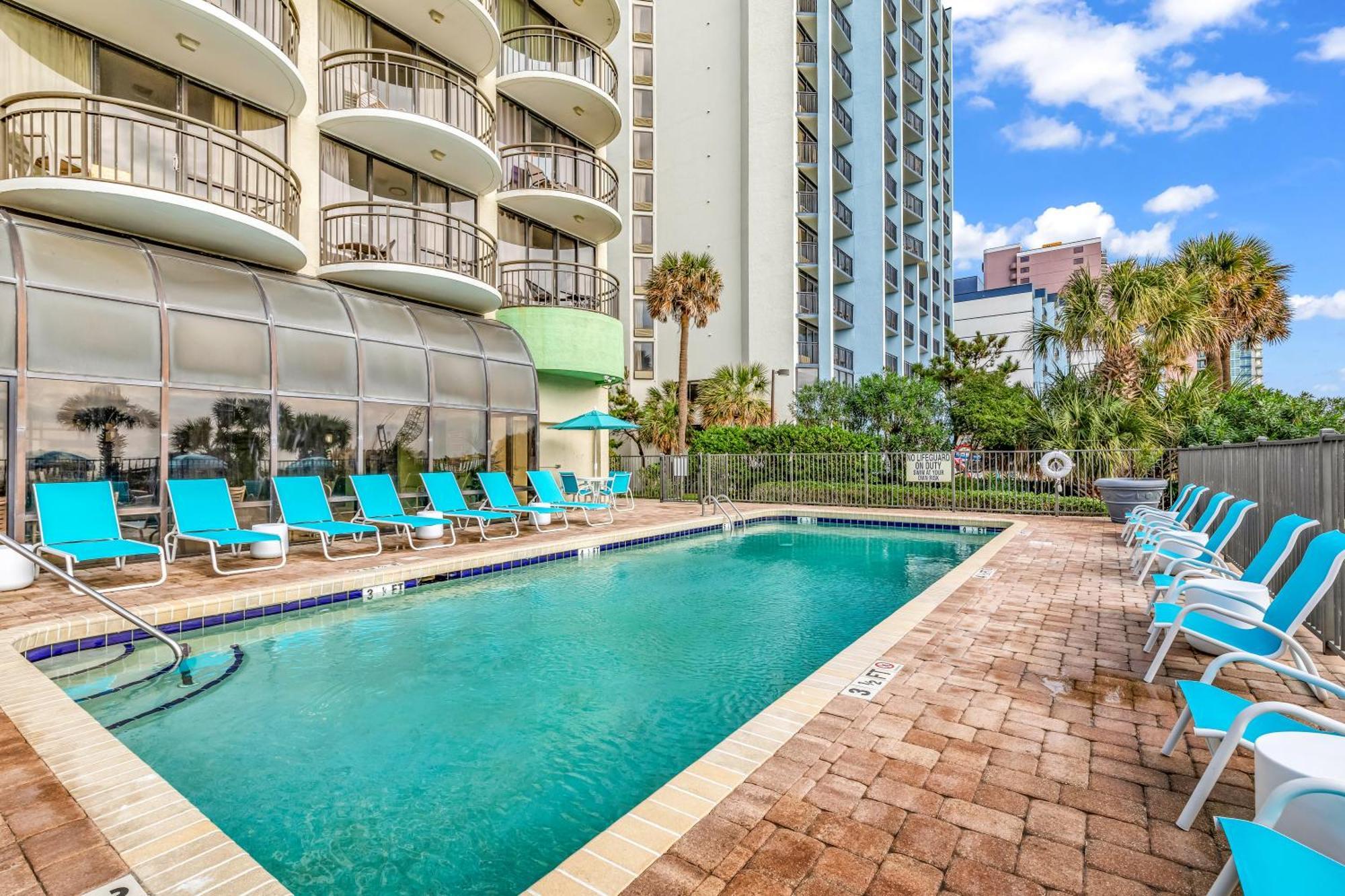 Ocean View Double Suite! Sleeps 4 Meridian Plaza 705 Myrtle Beach Ngoại thất bức ảnh