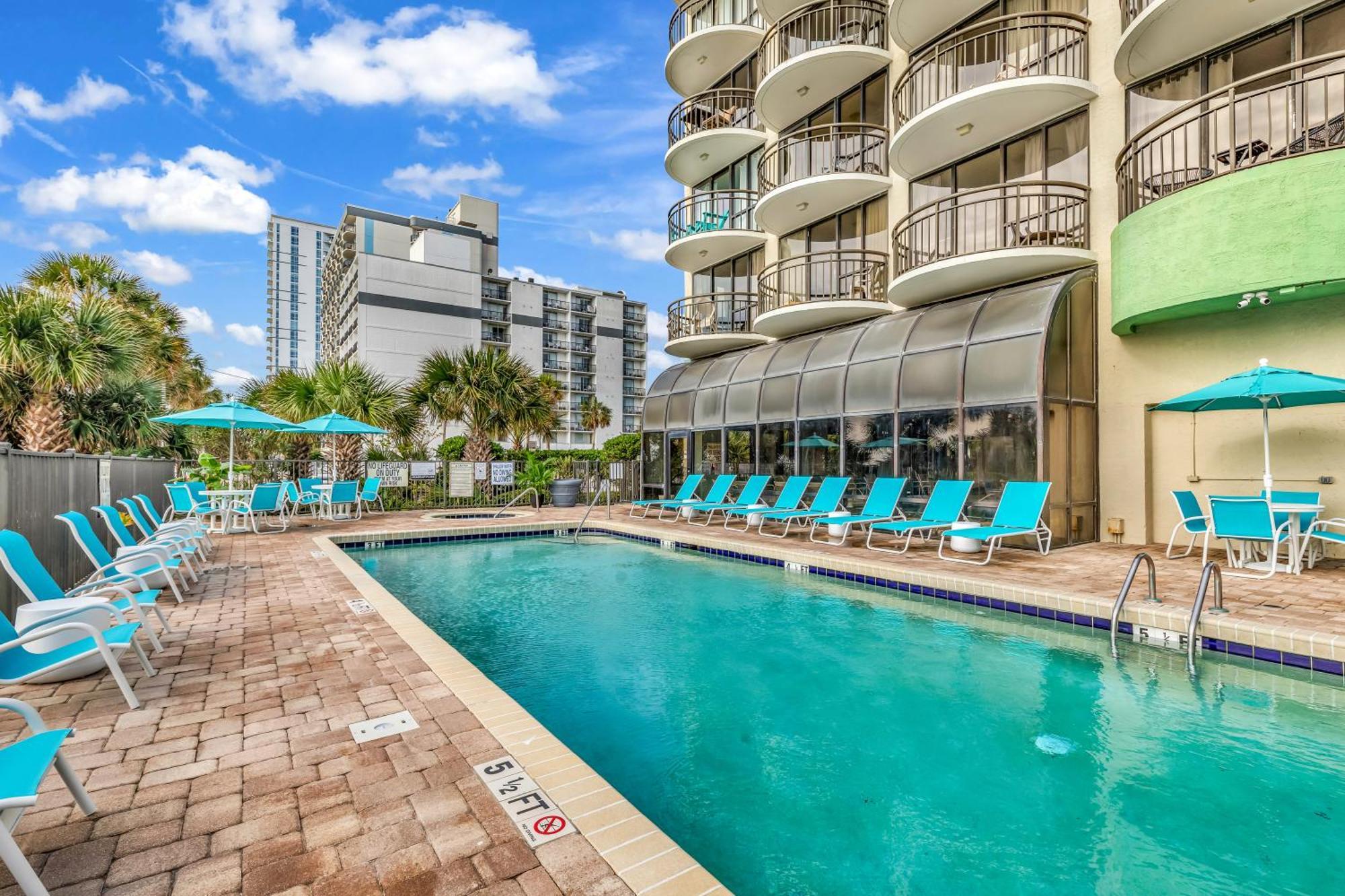 Ocean View Double Suite! Sleeps 4 Meridian Plaza 705 Myrtle Beach Ngoại thất bức ảnh