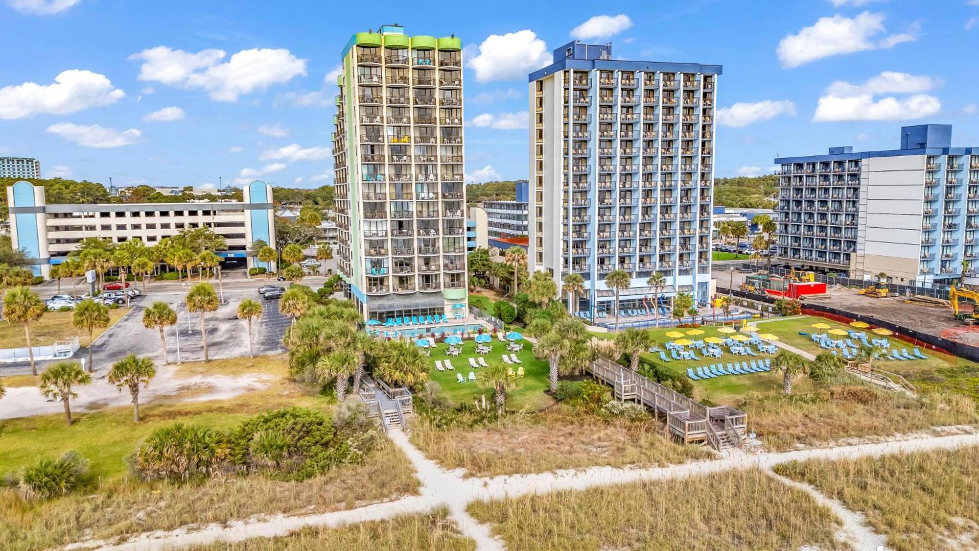 Ocean View Double Suite! Sleeps 4 Meridian Plaza 705 Myrtle Beach Ngoại thất bức ảnh