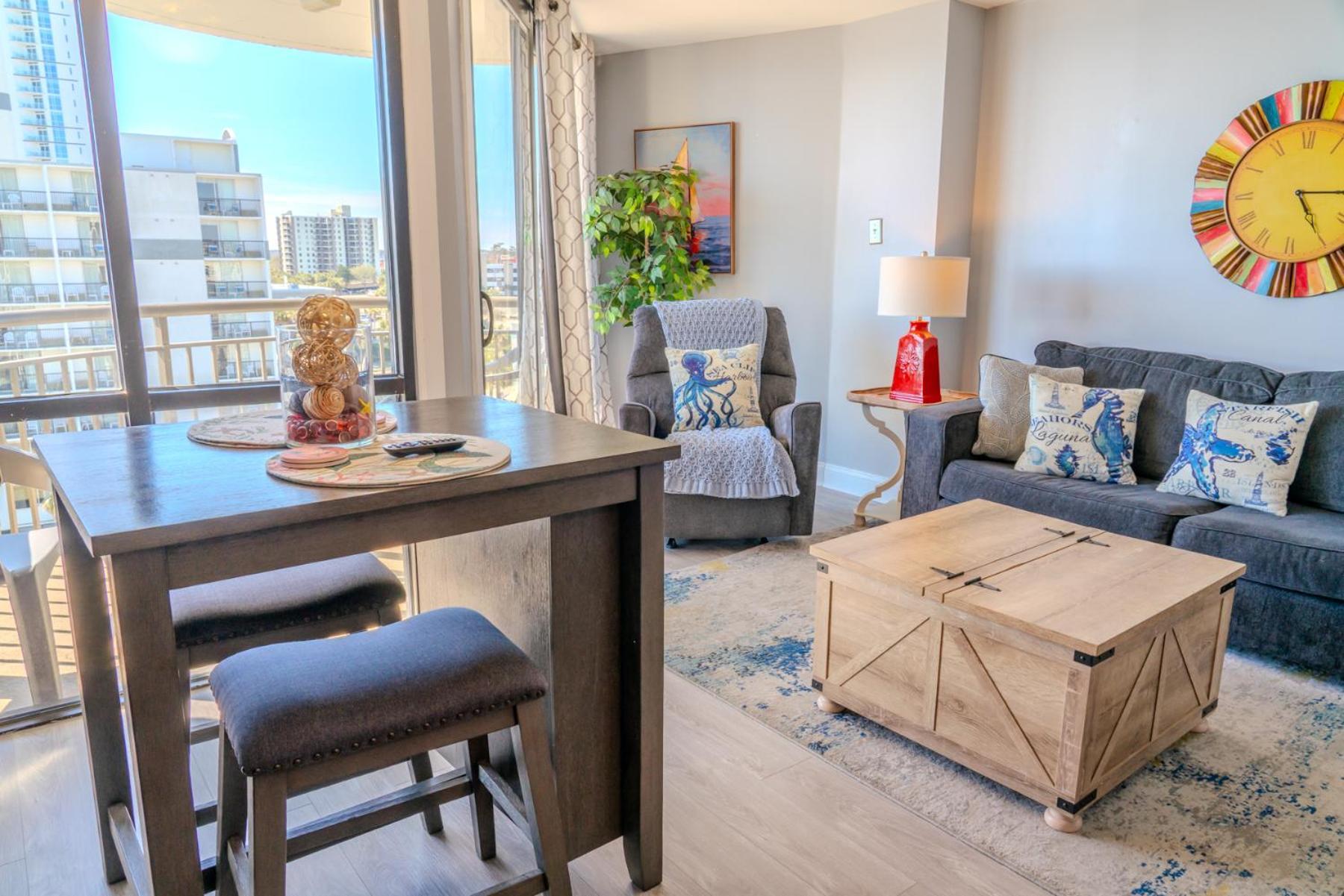 Ocean View Double Suite! Sleeps 4 Meridian Plaza 705 Myrtle Beach Ngoại thất bức ảnh